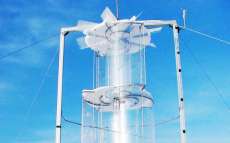 Innovative lautlose Windturbine